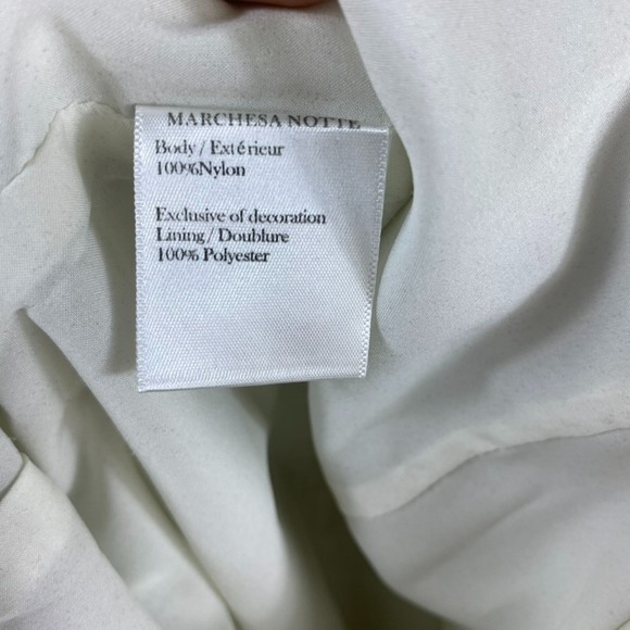 Marchesa Notte Gown Maxi Dress Sz 8 Floral Special Occasion Prom Wedding - Picture 6 of 11